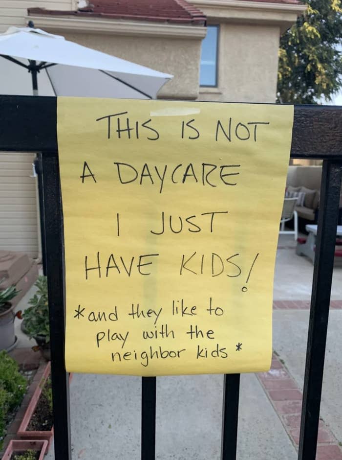 "and they like to play with the neighbor kids"