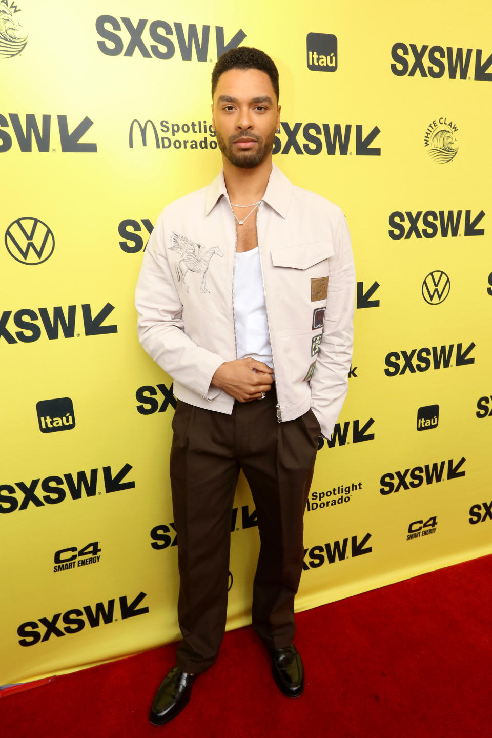 AUSTIN, TEXAS - MARCH 10: Regé-Jean Page attends the World Premiere screening of Paramount Pictures and eOne's “Dungeons & Dragons: Honor Among Thieves” at the 2023 SXSW Film Festival on March 10, 2023 in Austin, Texas. (Photo by Sarah Kerver/Getty Images for Paramount Pictures)