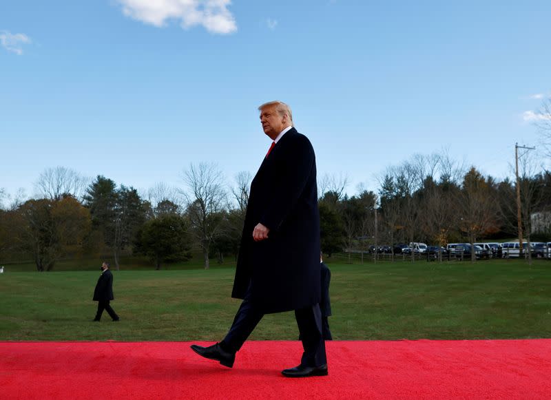 U.S. President Donald Trump attends campaign events in Pennsylvania