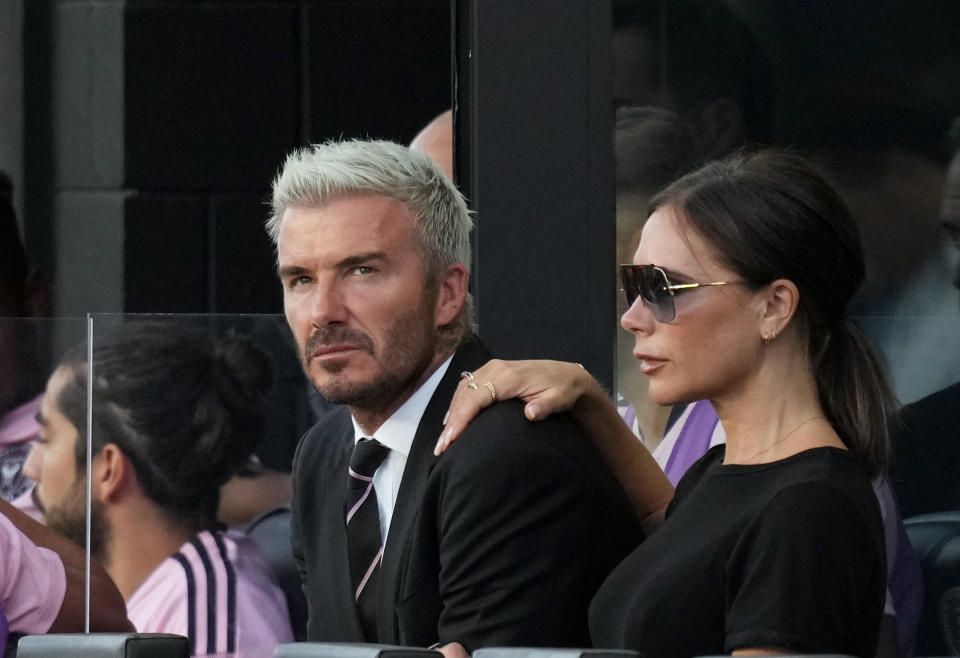 Spending time together is key say David and Victoria Beckham. (Getty Images)