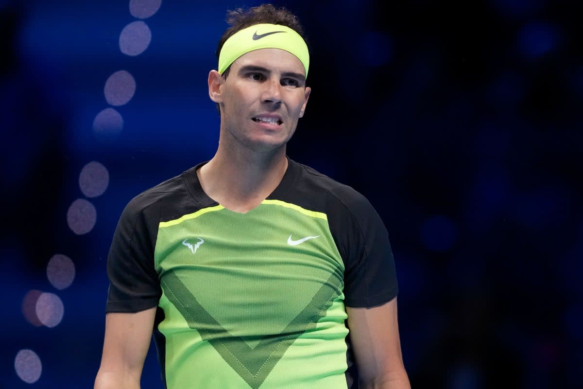 An ATP Finals trophy has long eluded Rafael Nadal  (AP)