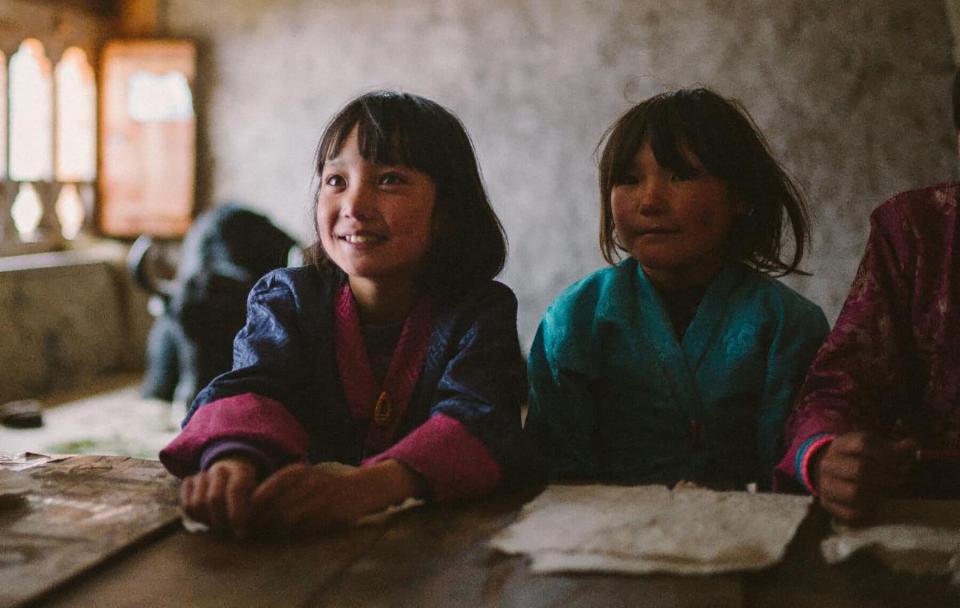 (L-R) Pem Zam and Sangay Lham in <i>Lunana: A Yak in the Classroom</i><span class="copyright">Samuel Goldwyn Pictures</span>