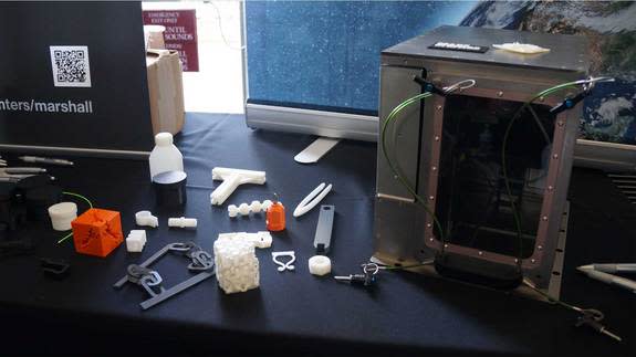 A 3D printer developed by Made in Space will fly to the International Space Station. Image released on July 29, 2013.