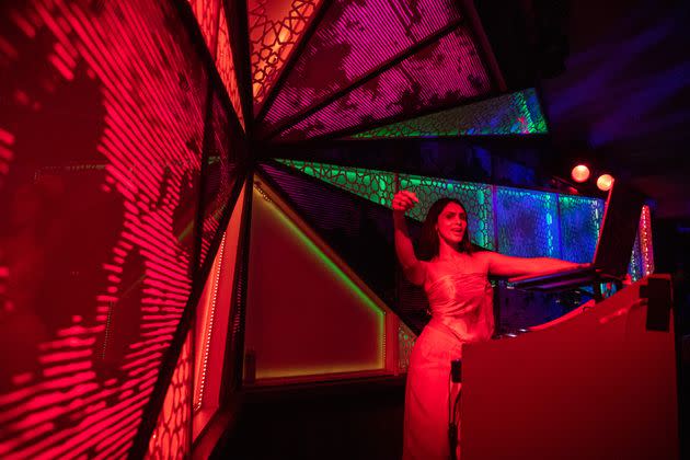 Zainab Hasnain, DJ Zeemuffin, performs at Sultan Room in New York on July 21.