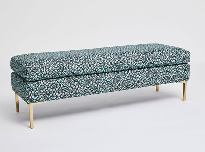 <p>Edlyn Bench in Peacock Fan</p>