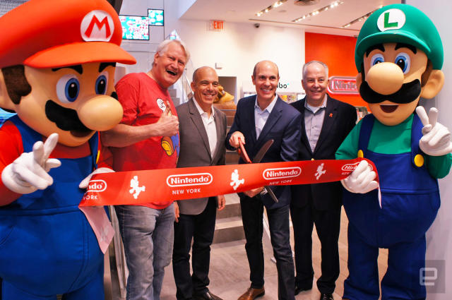Nintendo's flagship store reopens with a new name and new look