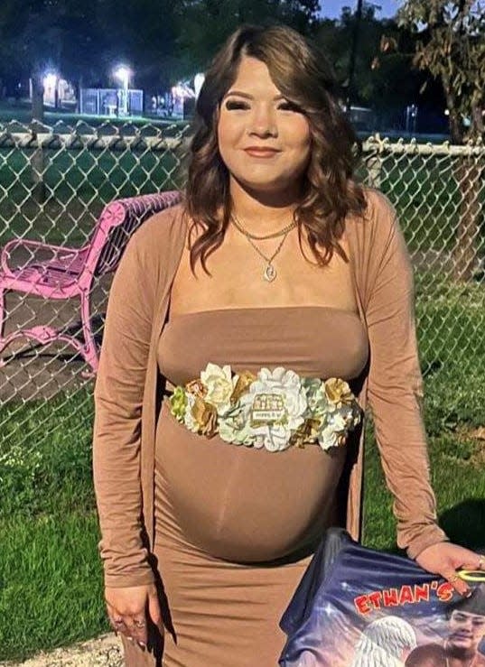 Savanah Soto is pictured pregnant in this photo distributed by the Texas Department of Public Safety. Soto, 18, was last seen on Dec. 23 in Leon Valley, about 10 miles from downtown San Antonio. Soto was supposed to be induced that day, but failed to show up at the hospital, according to reports from the area.