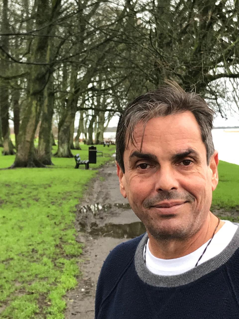 Jorge Diaz Johnston poses for a picture during a trip to Ireland in 2017. He and his husband, Don Price Johnston, were among several gay couples who challenged Florida's ban on same-sex marriage and won major court victories in 2014. Jorge was found dead Jan. 8, the victim of a homicide.
