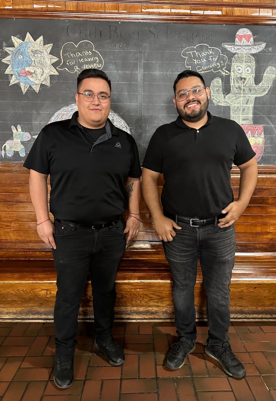 Business partners and co-owners Eder Rodriguez, left, and Carlos Leon are excited about their newly opened Mexican restaurant, Tekila, in Canton.