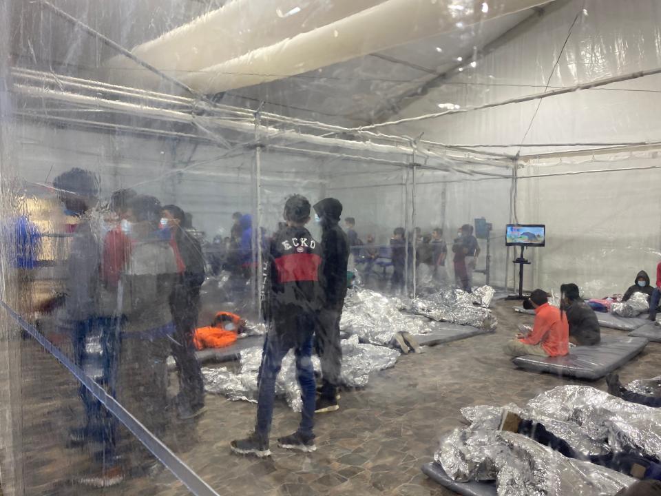 migrant children border patrol facility us mexico border biden administration