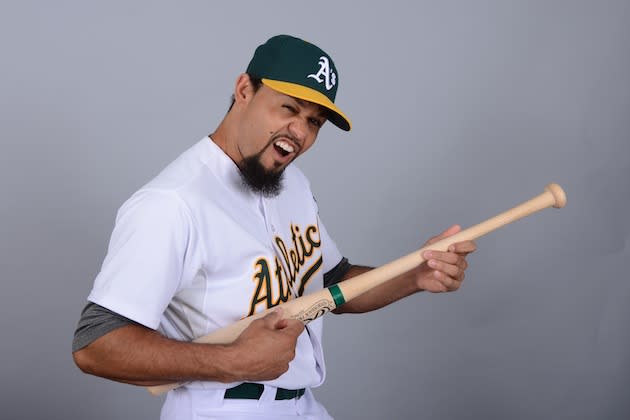 The Oakland A's are the early winners of photo day