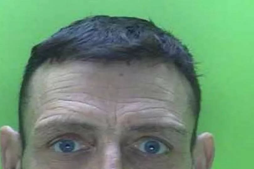 Police mugshot Alan Harwood caused the death of Lucian Abbey by driving under the influence of cocaine