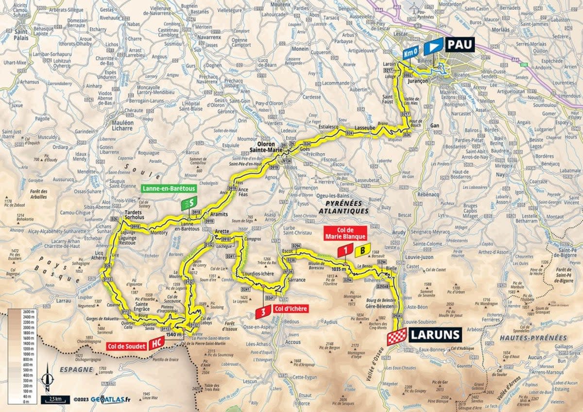 Stage 5 map (letour)
