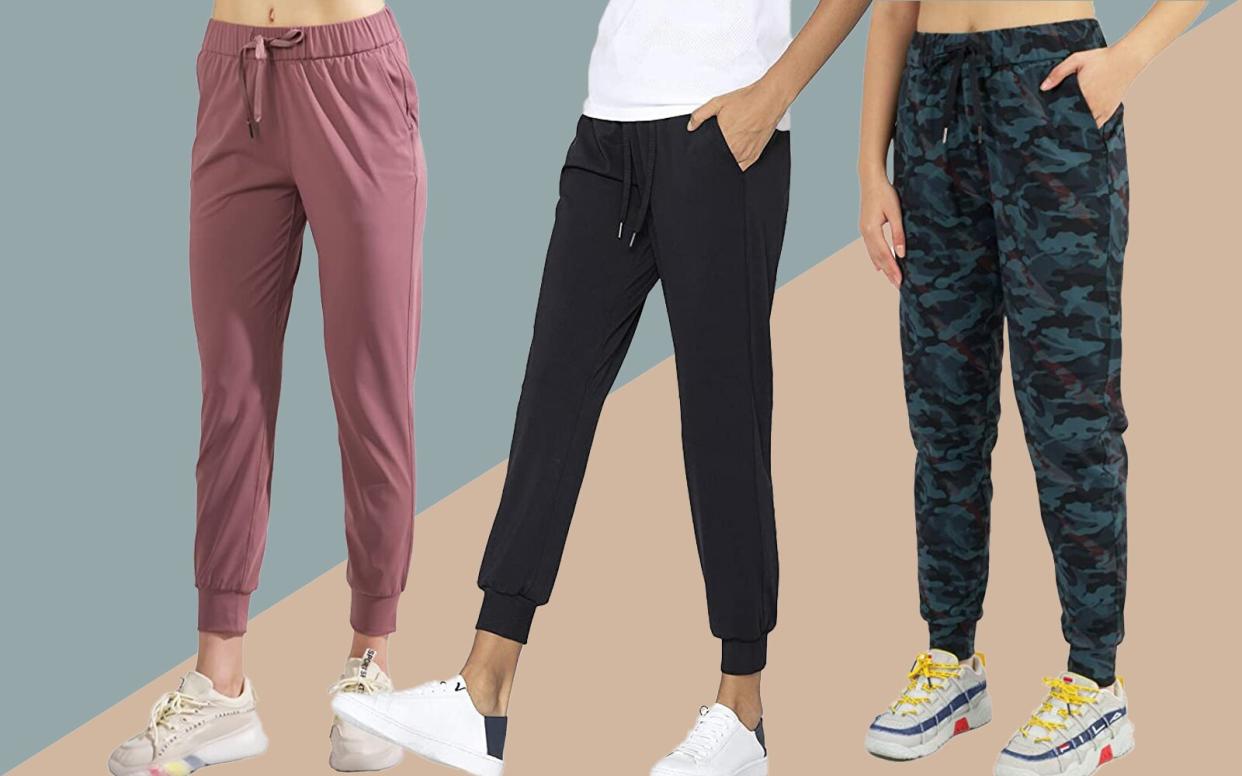 AJISAI Women's Joggers Pants Drawstring Running Sweatpants with Pockets Lounge Wear