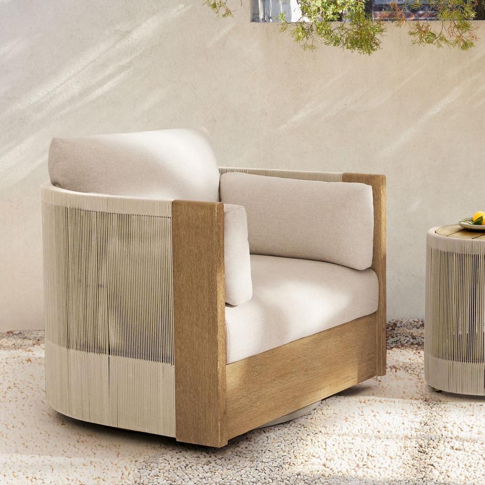 <p><a href="https://go.redirectingat.com?id=74968X1596630&url=https%3A%2F%2Fwww.westelm.com%2Fproducts%2Fporto-outdoor-swivel-chair-h7071%2F&sref=https%3A%2F%2Fwww.housebeautiful.com%2Fshopping%2Ffurniture%2Fa27043357%2Fbest-outdoor-furniture%2F" rel="nofollow noopener" target="_blank" data-ylk="slk:Shop Now;elm:context_link;itc:0;sec:content-canvas" class="link ">Shop Now</a></p><p>Porto Swivel Chair</p><p>westelm.com</p><p>$1299.00</p>