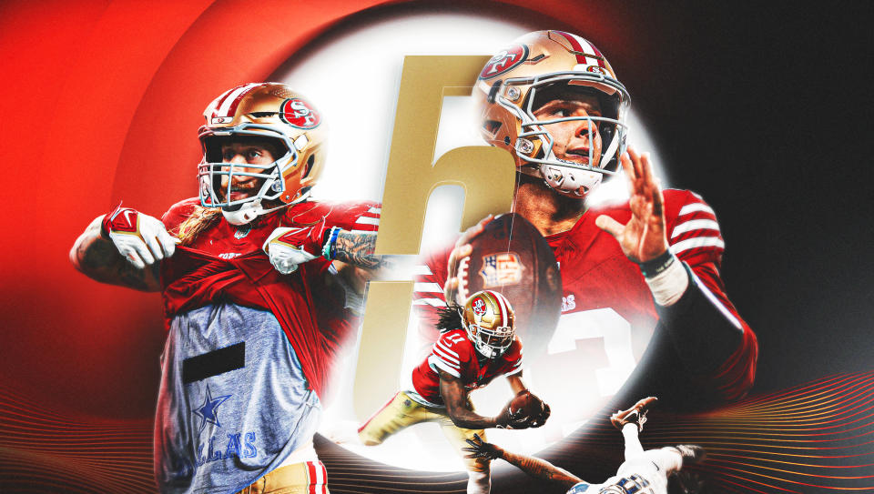 Here are the top five turning points in the San Francisco 49ers' season. (Bruno Rouby/Yahoo Sports)