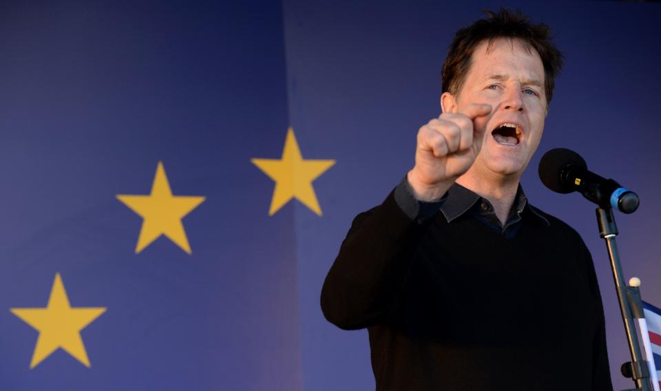 Nick Clegg has been hired by Facebook with a reputation as an EU insider (Getty)