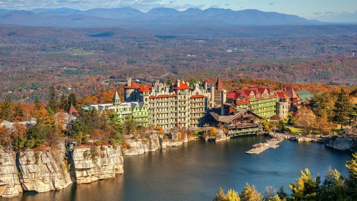 Mohonk in the fall.