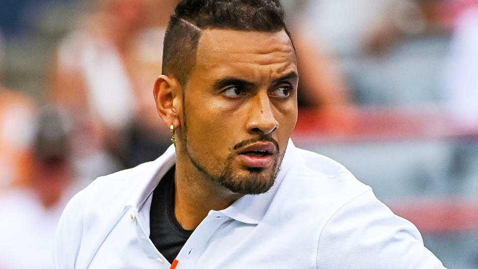 Nick Kyrgios, pictured here, in action at the Cincinnati Masters. (Photo by David Kirouac/Icon Sportswire via Getty Images)