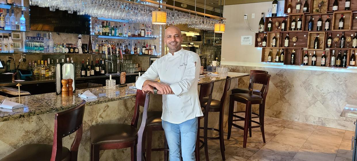 Chef Shabo Emara at his new American-Mediterranean bistro.