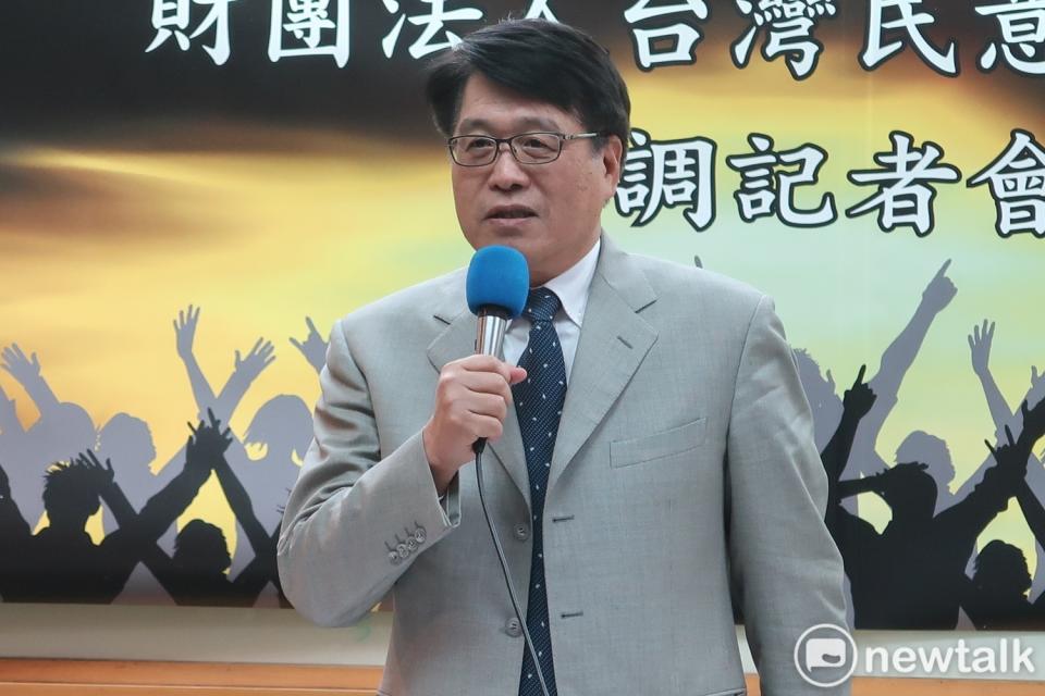 台灣民意基金會董事長游盈隆。   圖：林朝億/攝（資料照片）