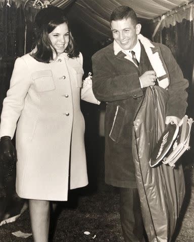 Ina Garten/Instagram Ina Garten and Jeffrey Garten leaving their wedding for their honeymoon in 1968