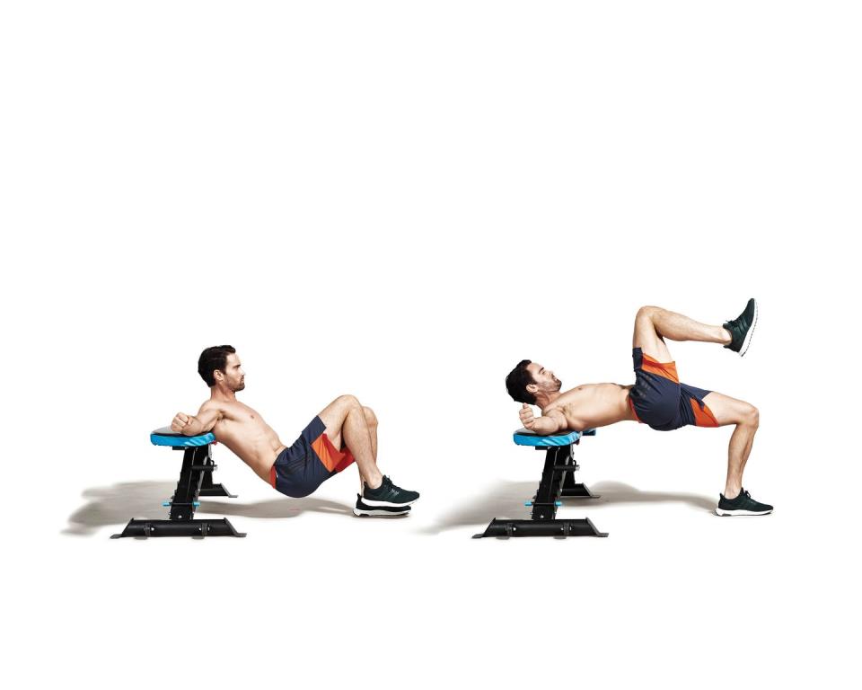 single leg hip thrust