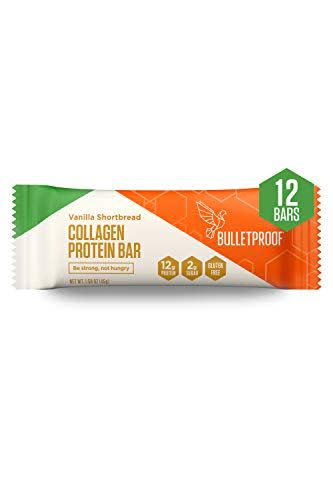 12) Bulletproof Vanilla Shortbread Collagen Protein Bars