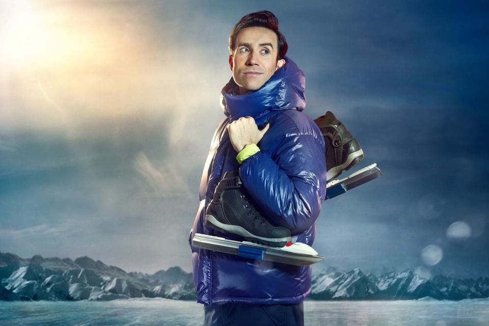 Charity walk: Nick Grimshaw will trek 100 miles across a lake in Mongolia in aid of Sport Relief: PA