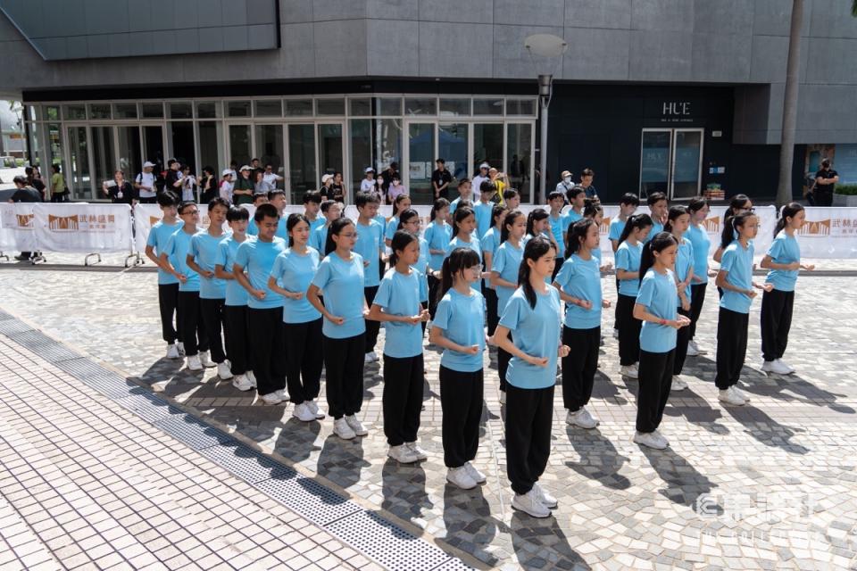 主辦單位解釋，「千人武術操」，是三日加起來，才有 1000 人。