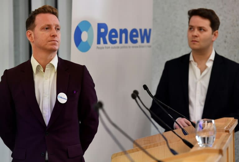 James Clarke (left) and James Torrance are co-leaders of the anti-Brexit political party Renew