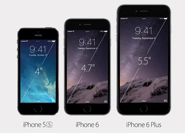 eetbaar Doordeweekse dagen Geduld Meet the iPhone 6 Plus and its 5.5-inch, 1080p Retina HD display | Engadget