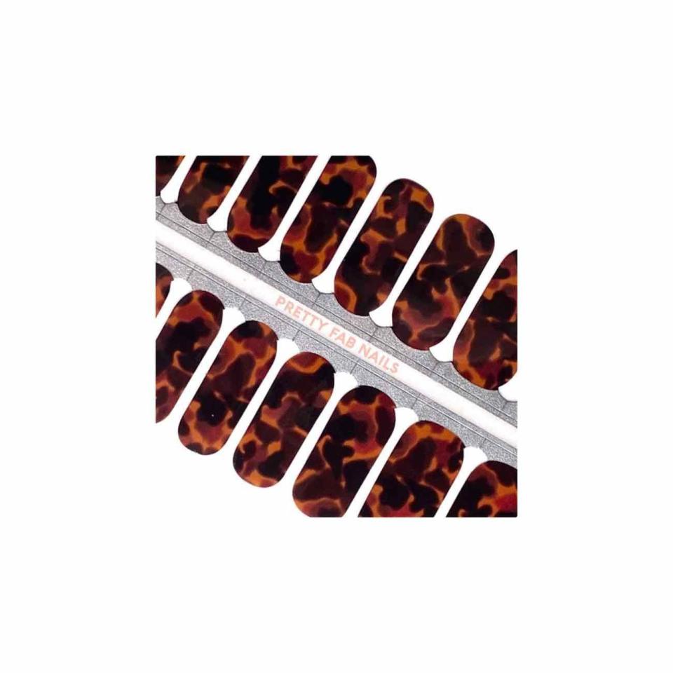 Tortoise Shell Nail Wraps