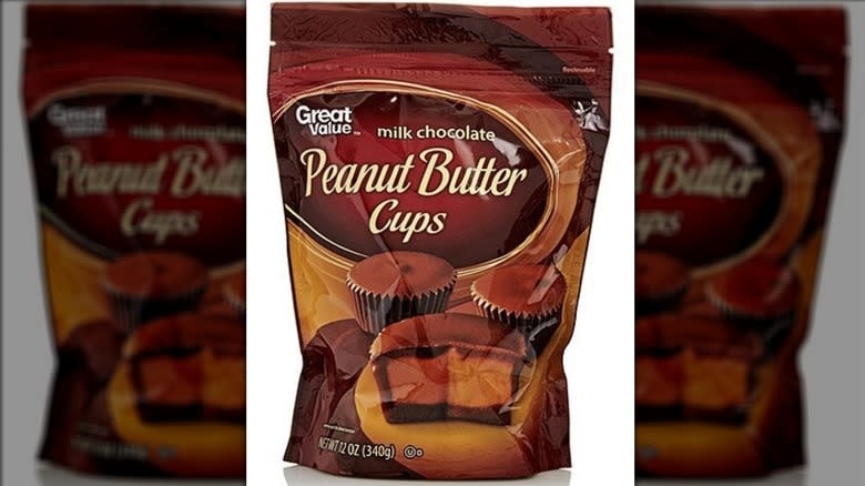 Bag of peanut butter cups