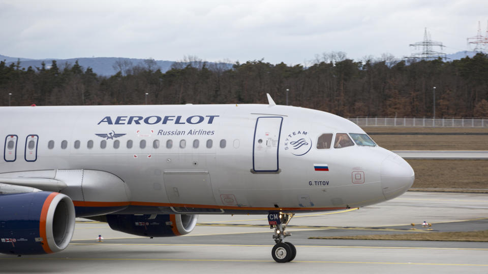 an Aeroflot plane