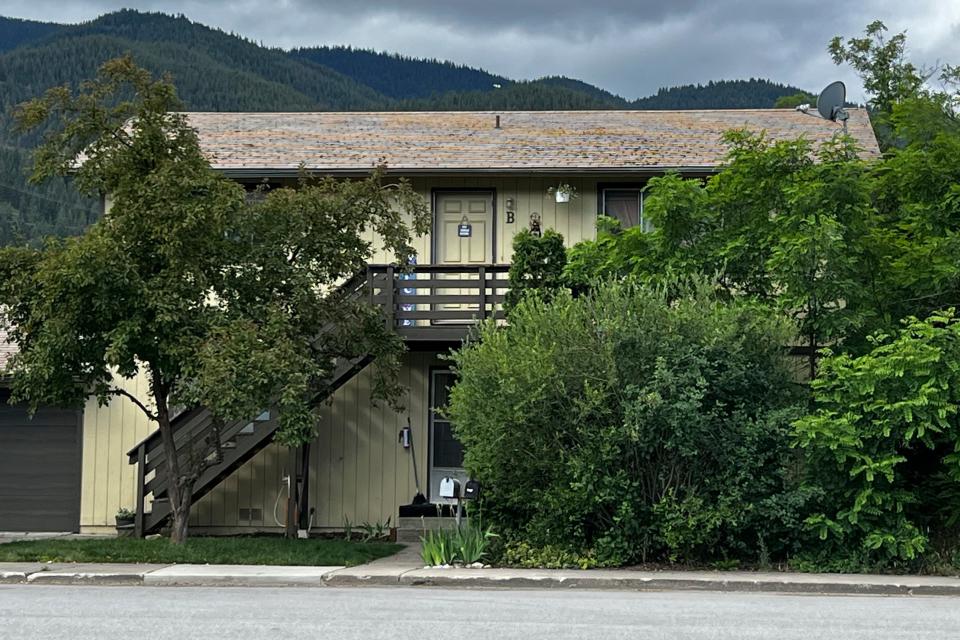 A 31-year-old man who lived in the upstairs unit of this duplex in Kellogg, Idaho, has been charged with four counts of murder after prosecutors said he shot and killed the family that lived in the downstairs unit, including one child, on June 18, 2023.
