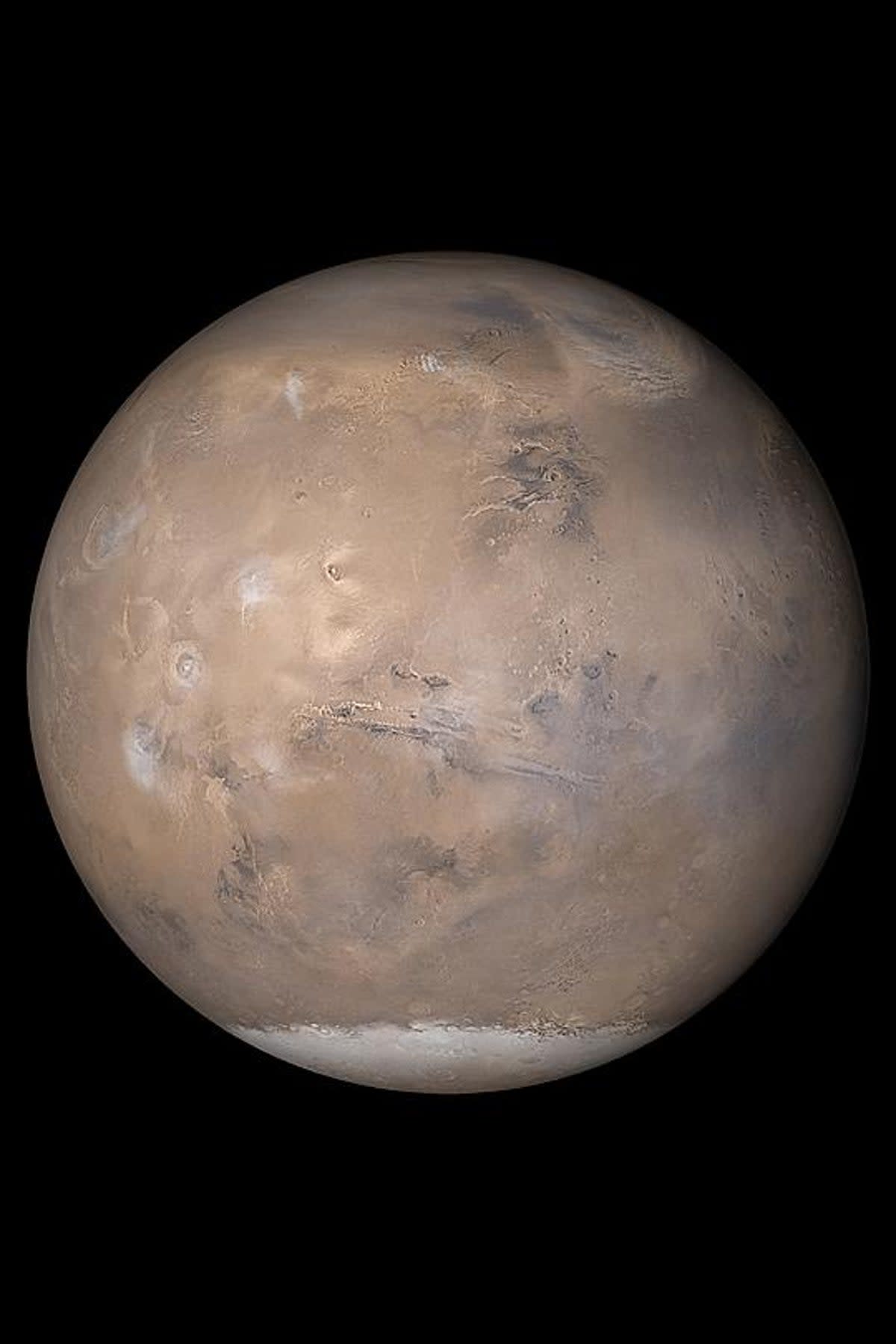 Mars as seen from space (Nasa)