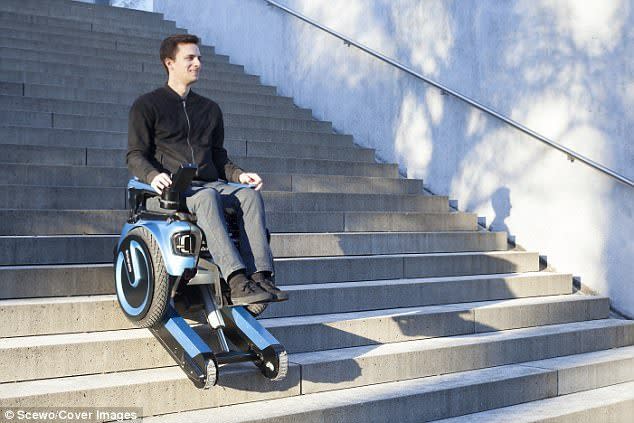 5名瑞士大學生的“碩士論文”, 竟然是一台能爬樓梯的高科技輪椅|潮科技