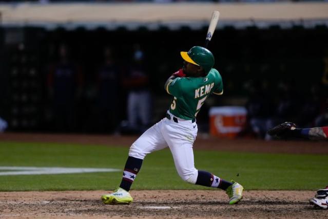 Oakland A's rally late to beat Angels in opener