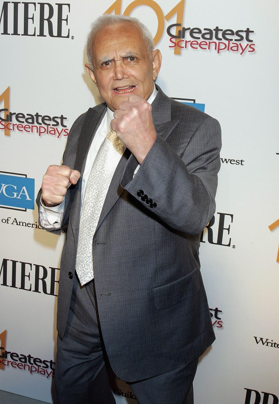 BEVERLY HILLS, CA - APRIL 06:  Writer Mardik Martin arrives at the 101 Greatest Screenplays gala reception at the Writers Guild Theater on April 6, 2006 in Beverly Hills, California.  (Photo by David Livingston/Getty Images)