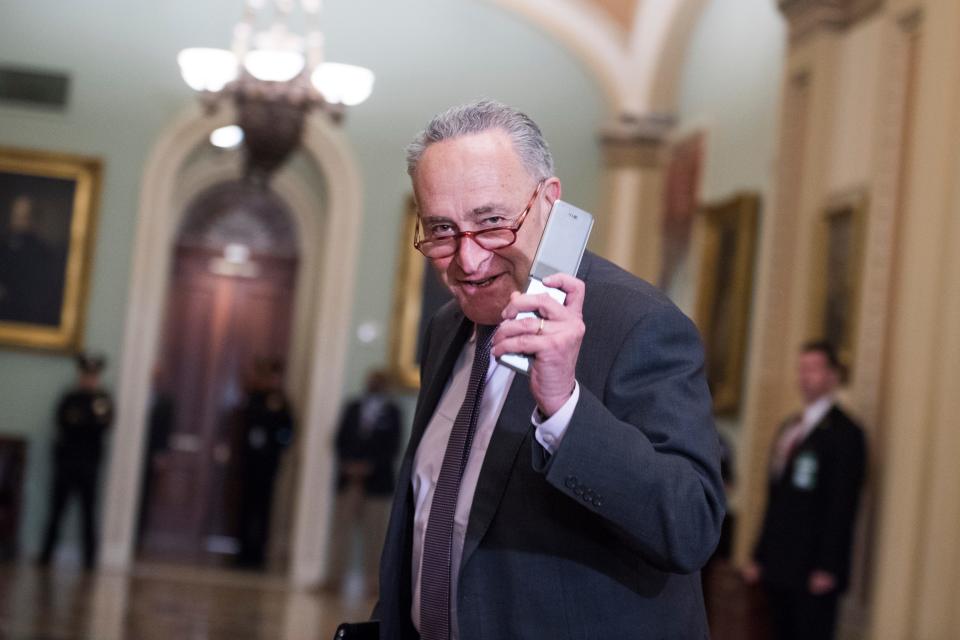 Chuck Schumer flip phone