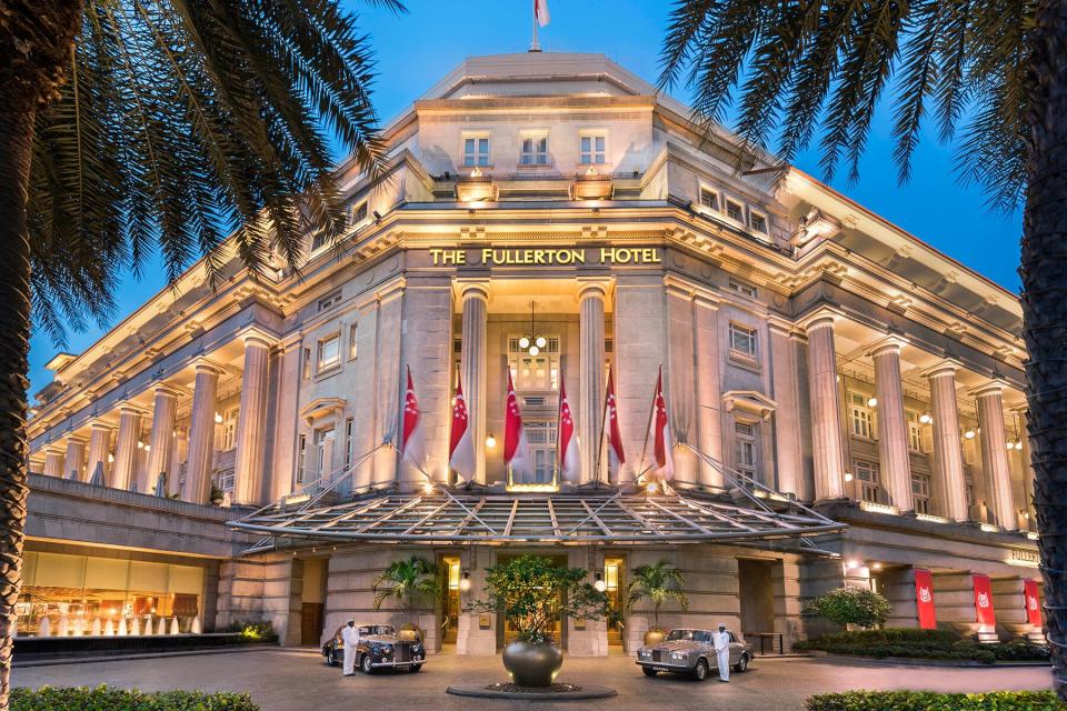 Exterior of The Fullerton Hotel Singapore