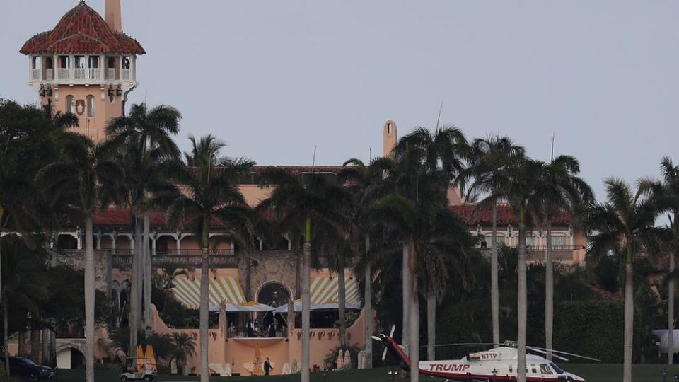 Fachada de Mar-a-Lago