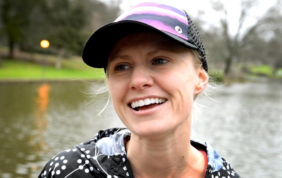 “I joke about how running is like my second job that I sometimes get paid for,” Paula Pridgen says, laughing. “Or more like rarely get paid for. I mean, it’s a lot of work, but I enjoy it.”