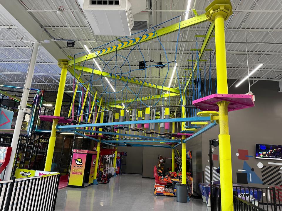 Urban Air Adventure Park will host a grand opening event for the new Harrisburg location. The facility features zip lines, rope climbs, virtual reality, laser tag, trampolines and other attractions.