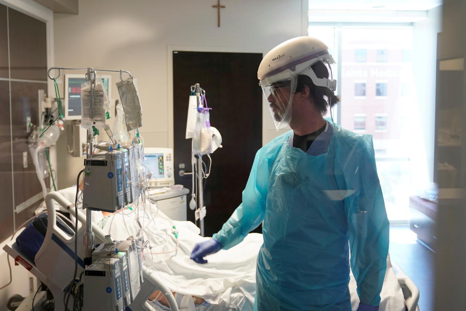Behandlung eines Corona-Patienten in Oklahoma City, USA (Bild: REUTERS/Nick Oxford)