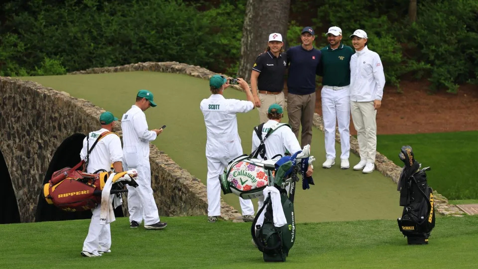 Pic at Augusta with Aussie hopes