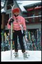 <p>On January 15, 1991, President Trump's first wife and <strong>former model Ivana Trump</strong> poses outside a resort in <strong>Aspen, Colorado.</strong> </p>