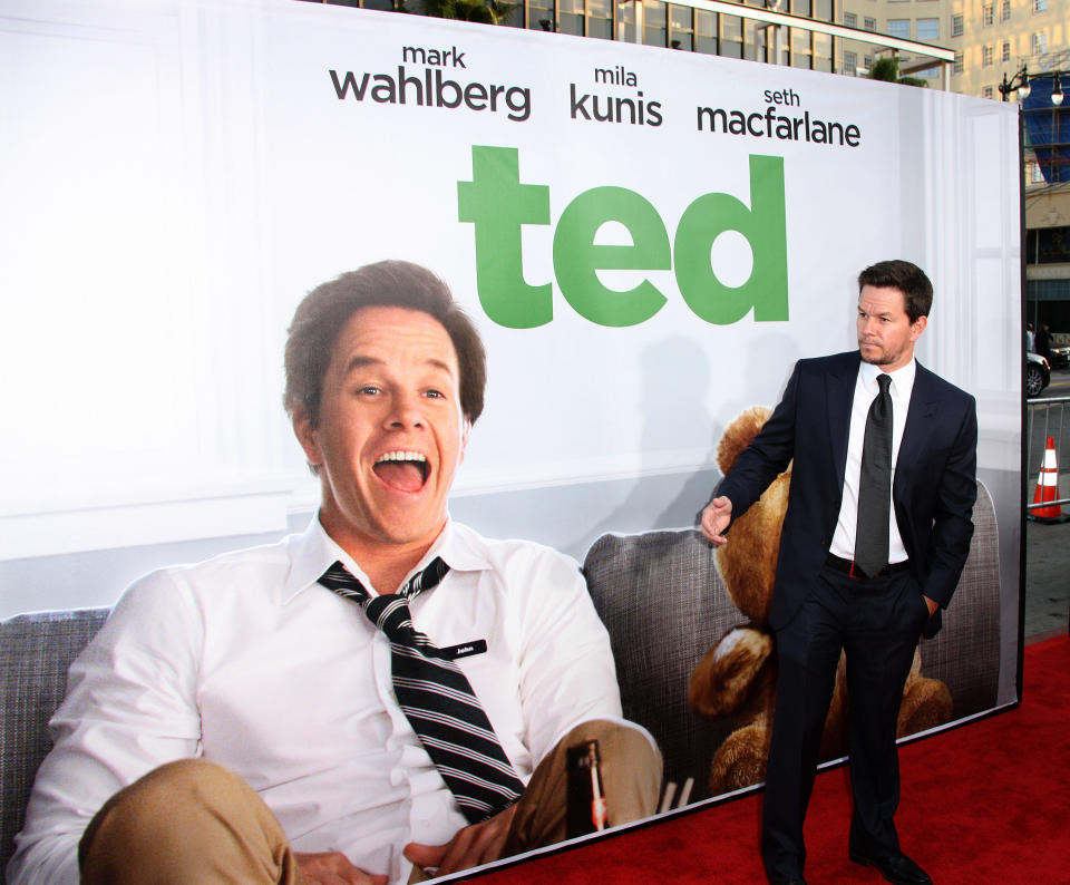 HOLLYWOOD, CA - JUNE 21: Actor Mark Wahlberg attends the premiere of Universal Pictures' "Ted" at Grauman's Chinese Theatre on June 21, 2012 in Hollywood, California. (Photo by Frederick M. Brown/Getty Images)