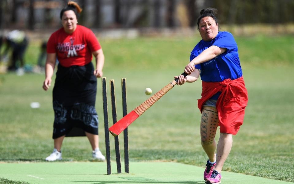 Samoan Kilikiti cricket played at the Papatoetoe Recreation Ground in Auckland - © Copyright Andrew Cornaga / www.photosport.nz Photosport Ltd 2019